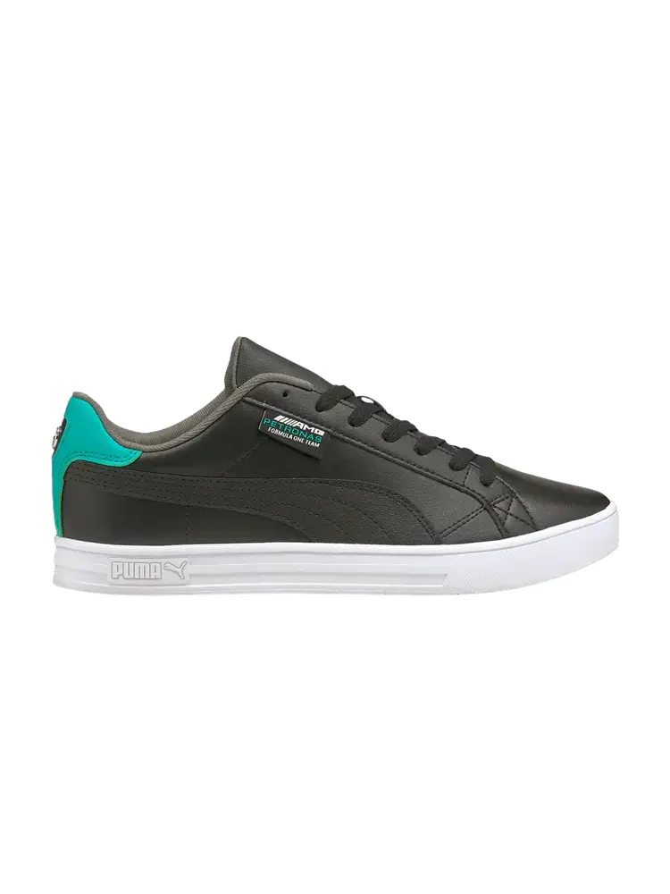 Кроссовки Puma Mercedes-AMG Petronas F1 x Smash Vulc V3 Low 'Black Spectra Green' — изображение 1 из 1, черный/белый/зеленый