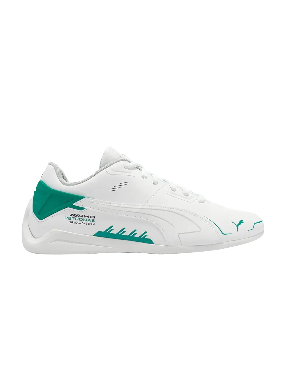 Кроссовки Mercedes-AMG Petronas F1 x Drift Cat Delta Puma — изображение 1 из 1, белый/зеленый