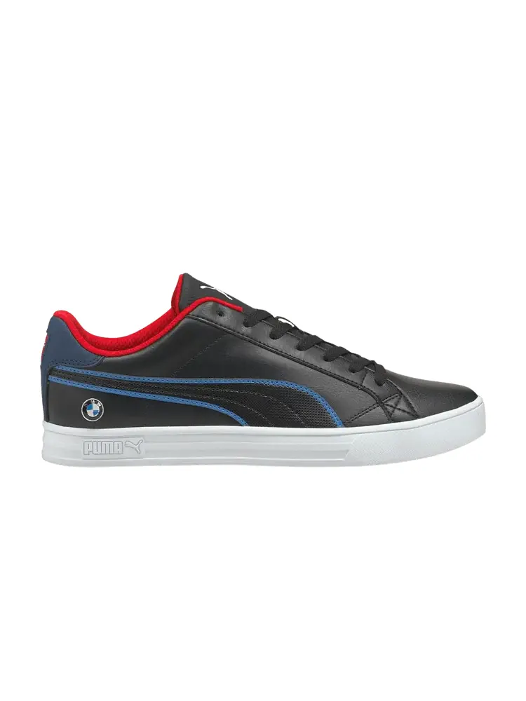 Кроссовки Puma BMW M Motorsport x Smash Vulc V3 Low 'Black Estate Blue Red' — изображение 1 из 1, черный/синий/красный