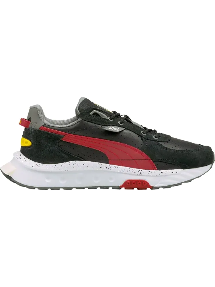Кроссовки Puma Scuderia Ferrari x Wild Rider Black Rosso Corsa — изображение 1 из 1, черный