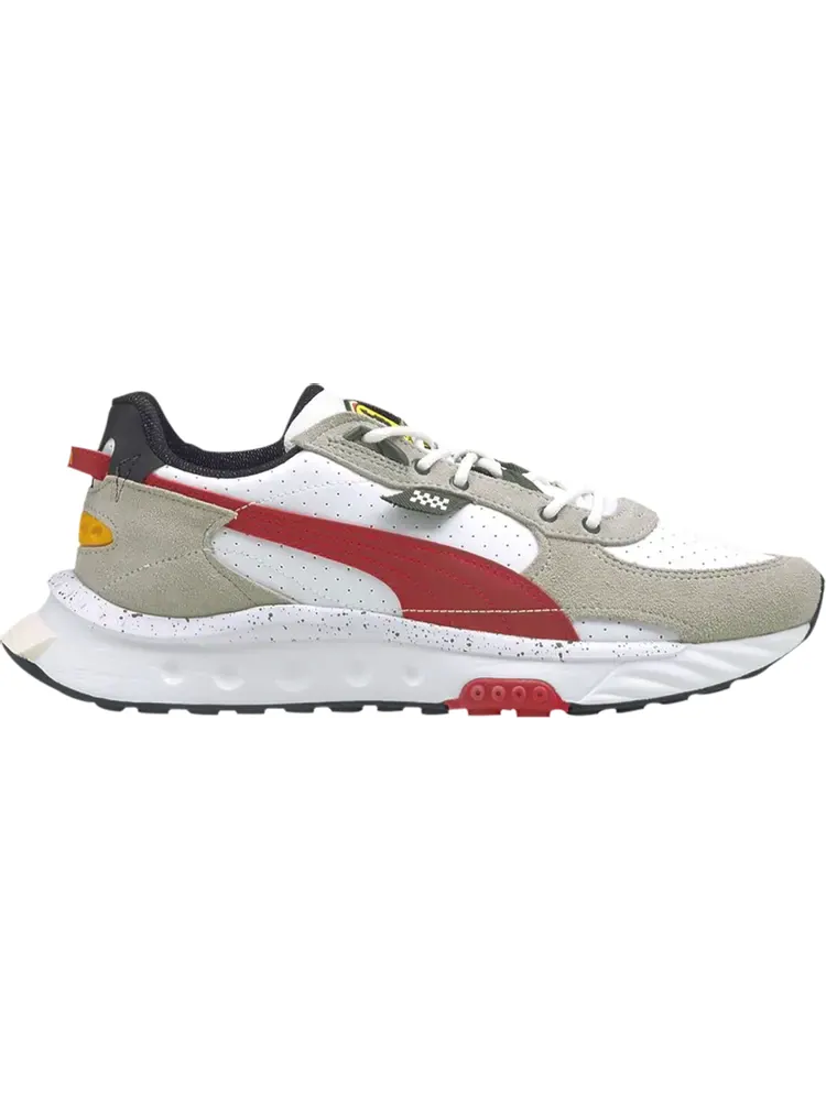 Кроссовки Puma Scuderia Ferrari x Wild Rider White Rosso Corsa — изображение 1 из 1, белый