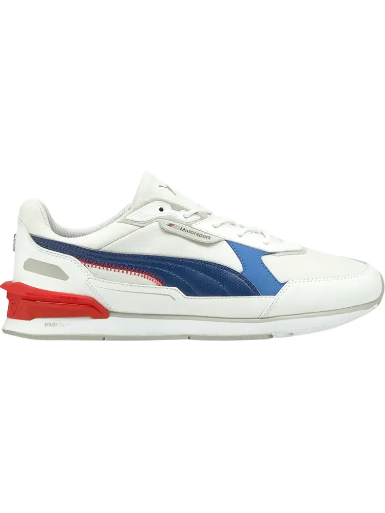 Кроссовки Puma BMW Motorsport x Low Racer White Estate Blue — изображение 1 из 1, белый