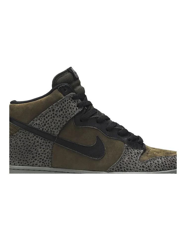 Кроссовки Nike Dunk High Premium — изображение 2 из 8, бежевый