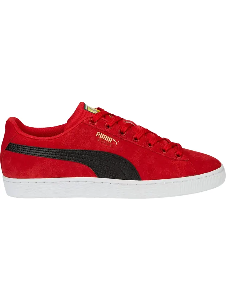 Кроссовки Puma Scuderia Ferrari x Suede Shield - Rosso Corsa — изображение 1 из 1, красный