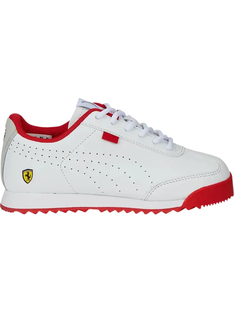 Кроссовки Puma Scuderia Ferrari x Roma Via Little Kid White Red — изображение 1 из 1, белый