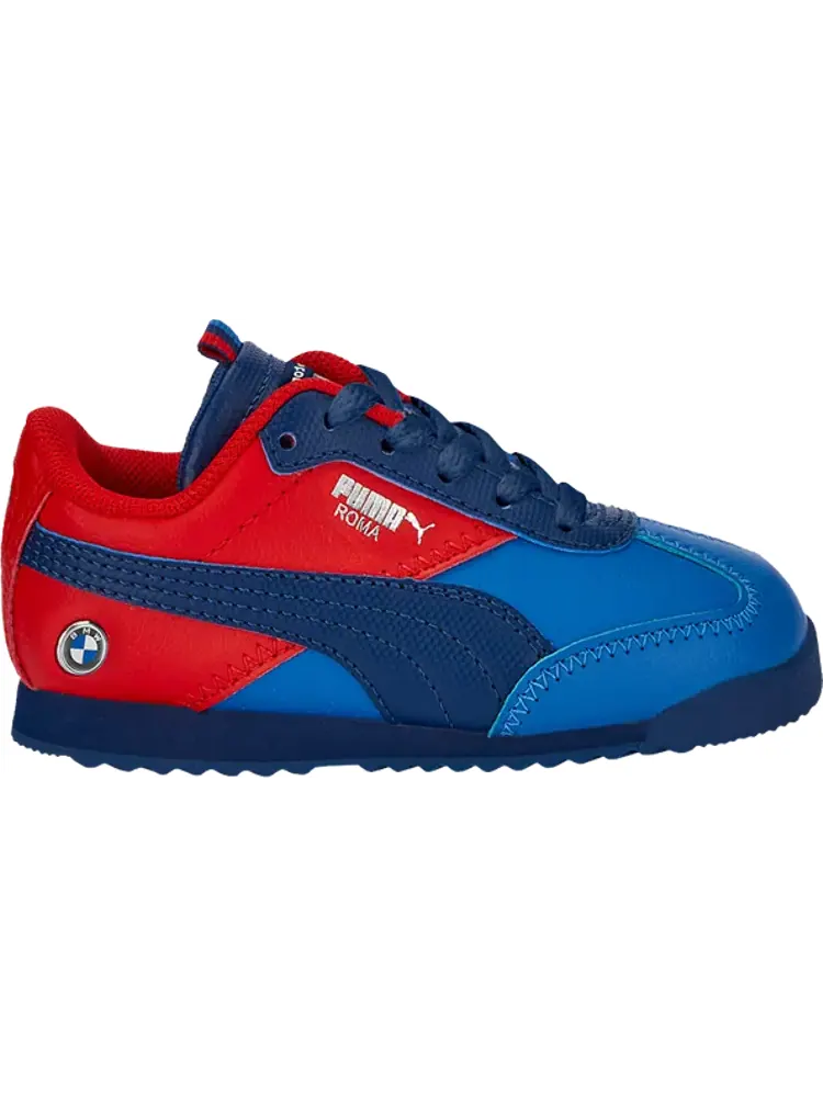 Кроссовки Puma BMW Motorsport x Roma Via Infant Strong Blue Fiery Red — изображение 1 из 1, синий