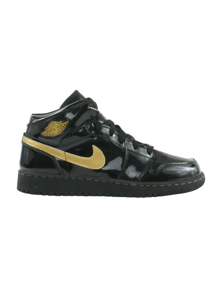 Кроссовки Air Jordan 1 Retro GS 'Metallic Gold' — изображение 1 из 1, черный