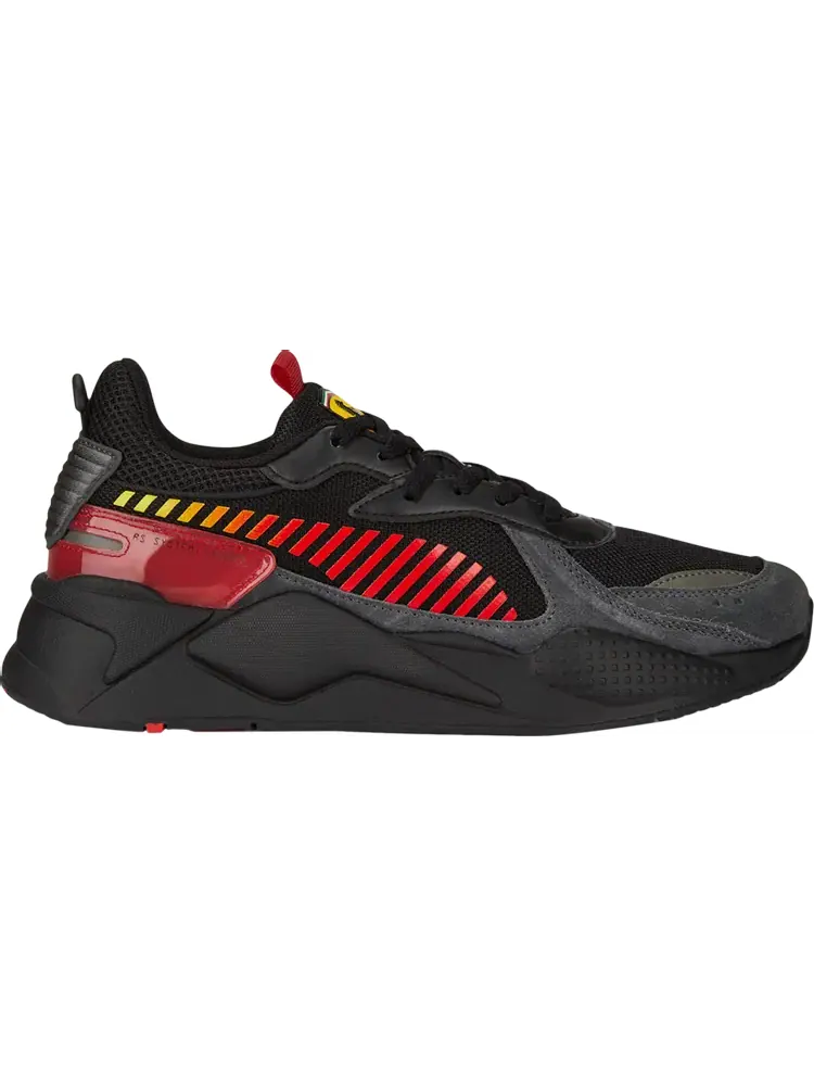 Кроссовки Puma Scuderia Ferrari x RS-X Black Rosso Corsa — изображение 1 из 1, черный