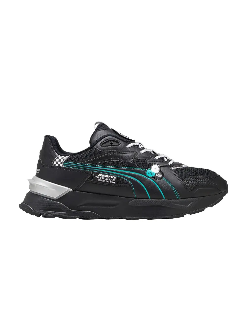 Кроссовки Mercedes-AMG Petronas Motorsport x Mirage Sport Asphalt Puma — изображение 1 из 1, черный/зеленый