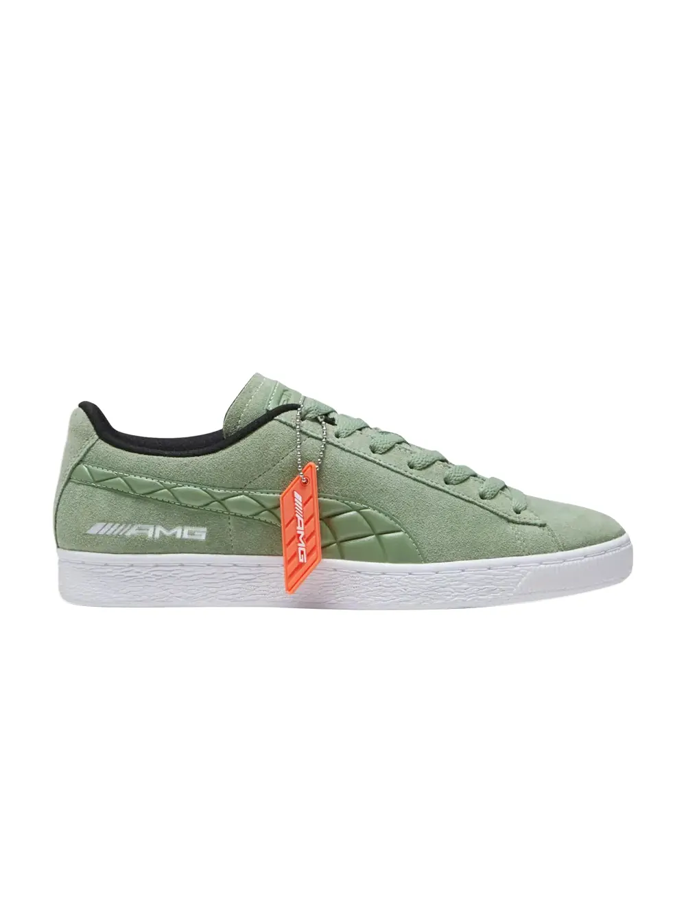 Кроссовки Mercedes-AMG Petronas F1 x Suede Puma — изображение 1 из 1, светлый/черный/белый