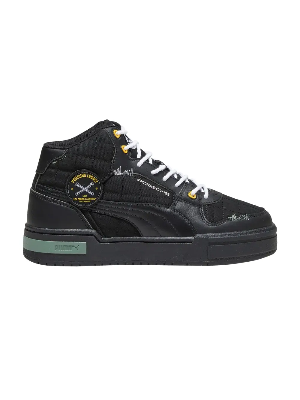 Кроссовки Porsche Legacy x CA Pro Mid Puma — изображение 1 из 1, черный/черный