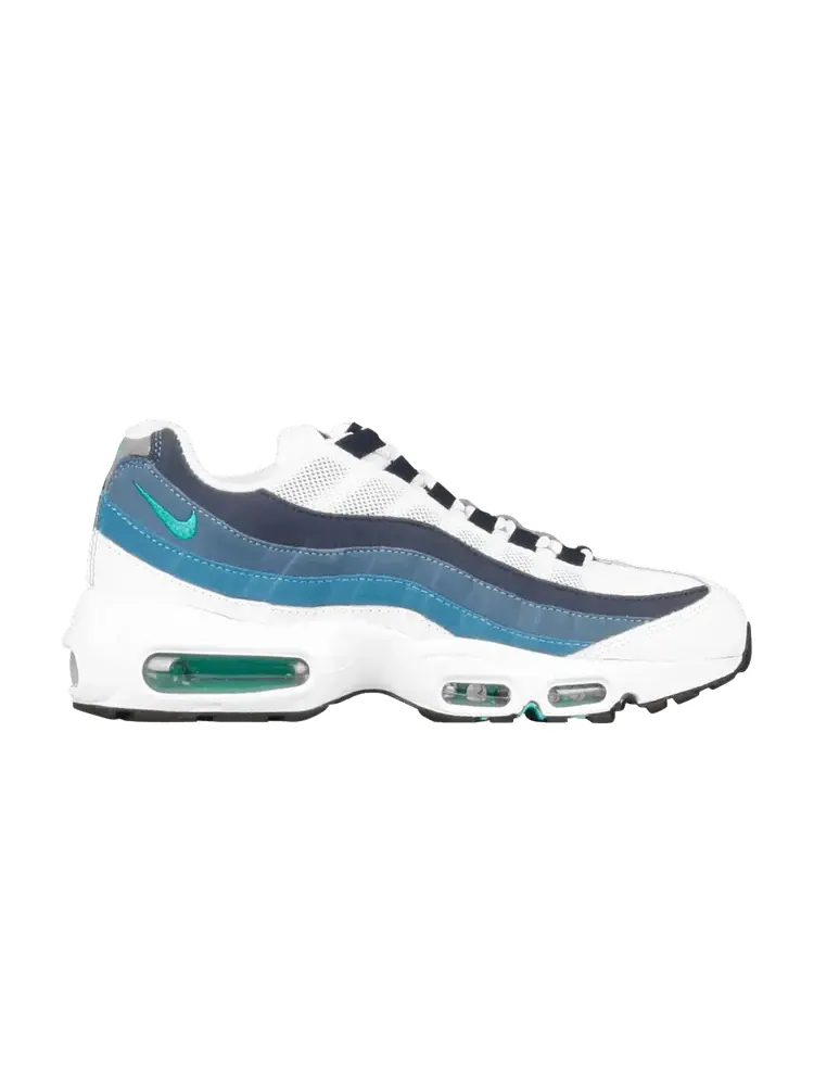 Кроссовки Nike Wmns Air Max 95 'New Green Indigo Blue' — изображение 1 из 1