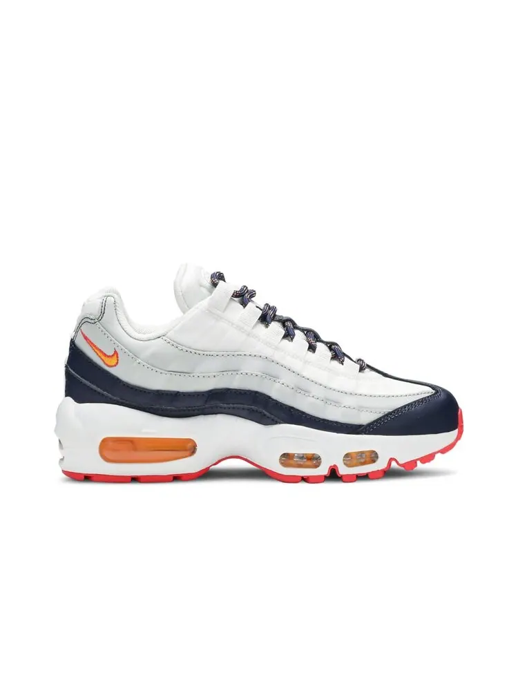 Кроссовки Nike Wmns Air Max 95 'Navy Orange' — изображение 1 из 4, белый