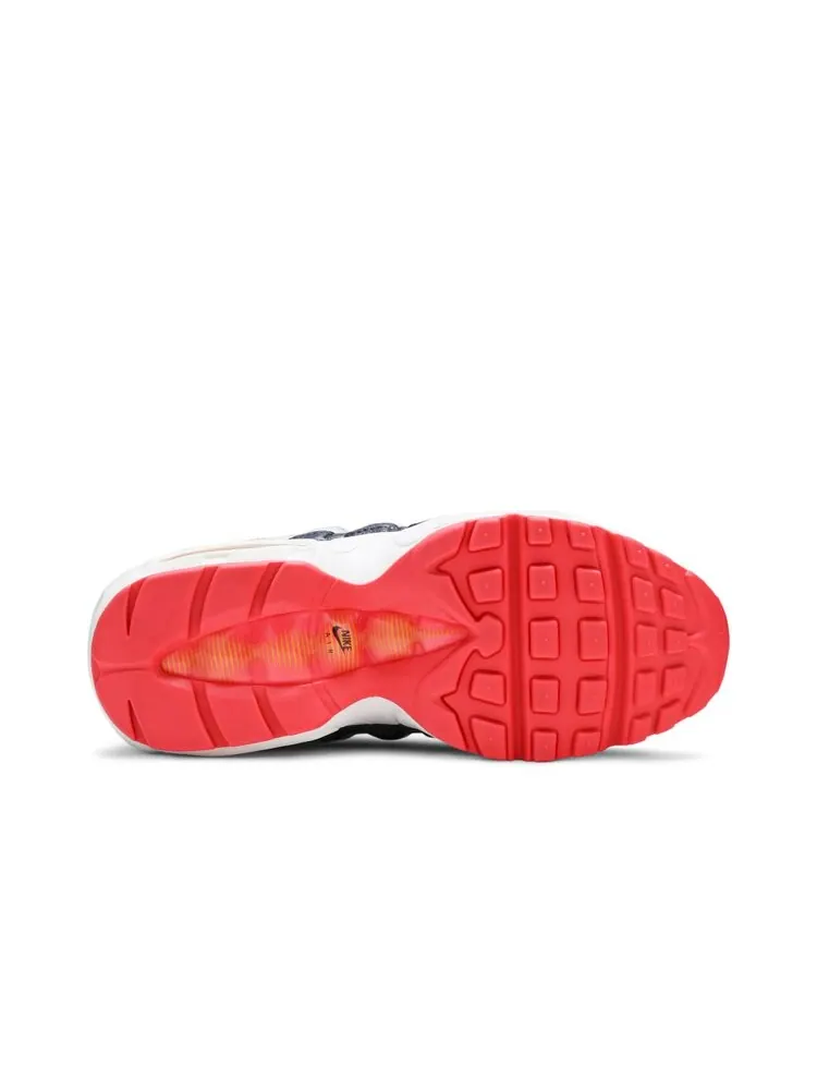 Кроссовки Nike Wmns Air Max 95 'Navy Orange' — изображение 4 из 4, белый