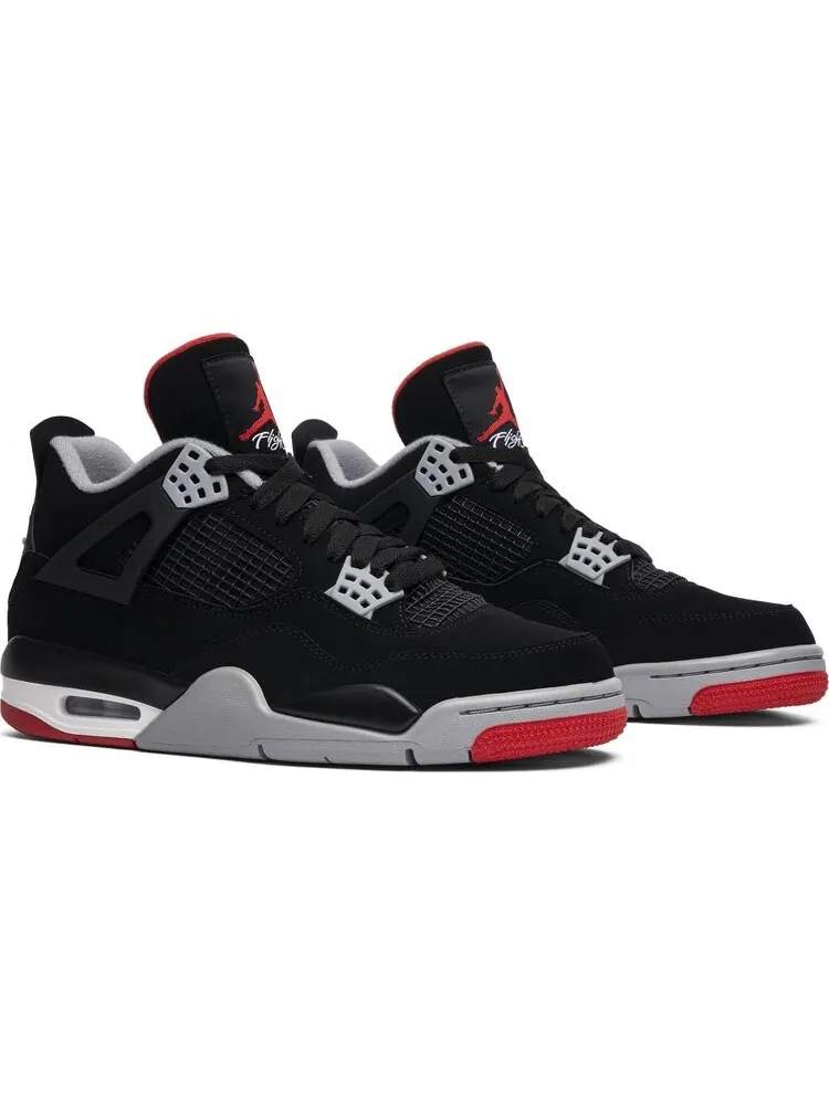 Кроссовки Air Jordan 4 Retro OG Bred 2019 — изображение 8 из 8, черный