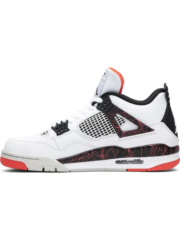 Кроссовки Air Jordan 4 Retro Pale Citron — изображение 3 из 8, белый