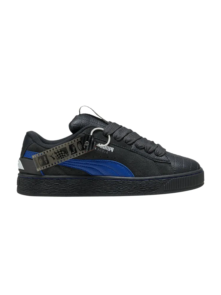 Кроссовки Formula 1 x Suede XL '75 Years Hero Pack - Black Vivid Blue' — изображение 1 из 1, черный синий