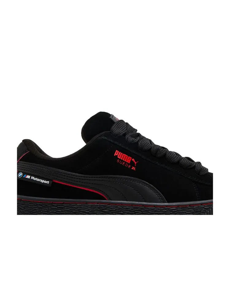 Кроссовки BMW M Motorsport x Suede XL 'Black Pop Red' — изображение 2 из 8, черный красный