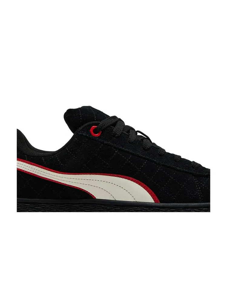 Кроссовки Scuderia Ferrari x Suede XL 'Hero - Black Warm White' — изображение 2 из 8, черный белый