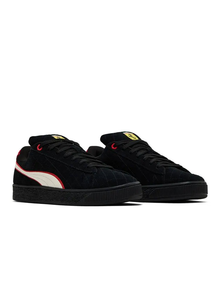 Кроссовки Scuderia Ferrari x Suede XL 'Hero - Black Warm White' — изображение 8 из 8, черный белый