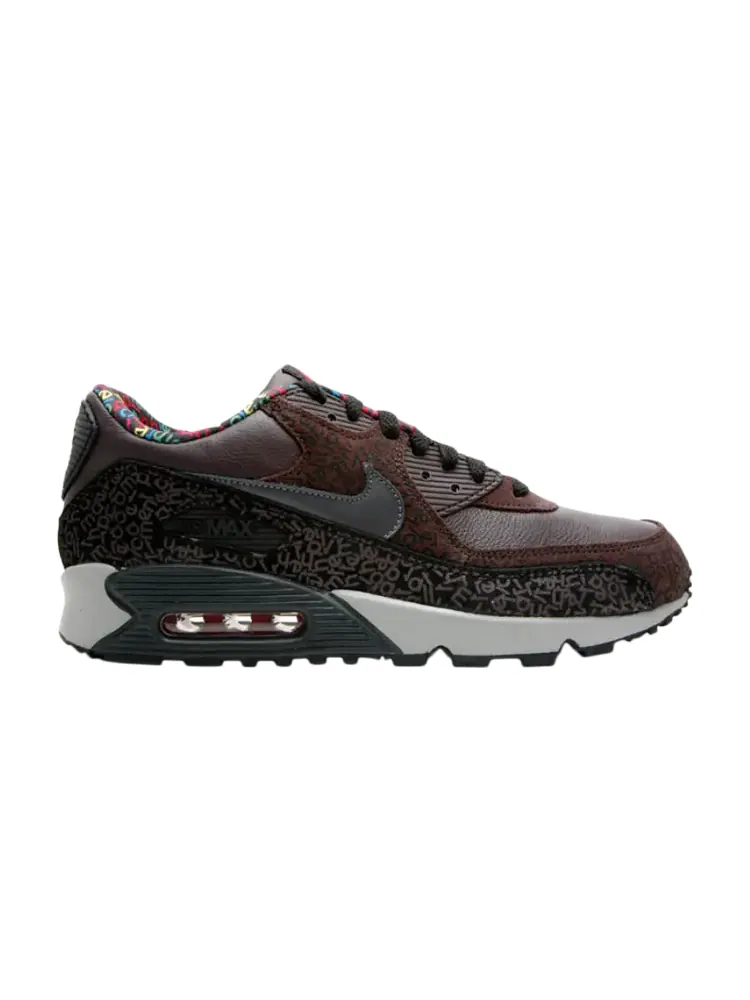 Кроссовки Nike Air Max 90 Premium 'Alphabet Pack' — изображение 1 из 1, коричневый
