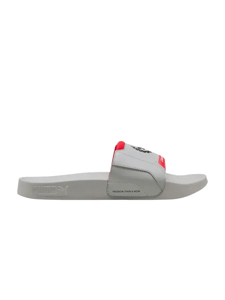 Сандалии Puma Formula 1 x Leadcat 2.0 Slide 'Grey Echo Pop Red' — изображение 1 из 1, серый/красный