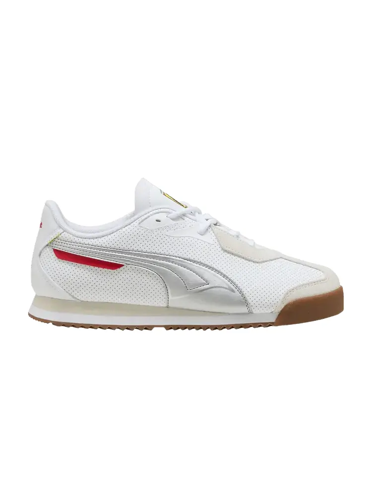 Кроссовки Puma Scuderia Ferrari x Roma Suede 'White Aged Silver' — изображение 1 из 1, белый/серебристый