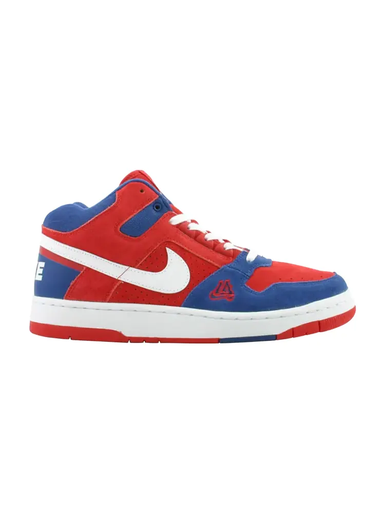 Кроссовки Nike Delta Force 3/4 'La Clippers' — изображение 1 из 1, красный