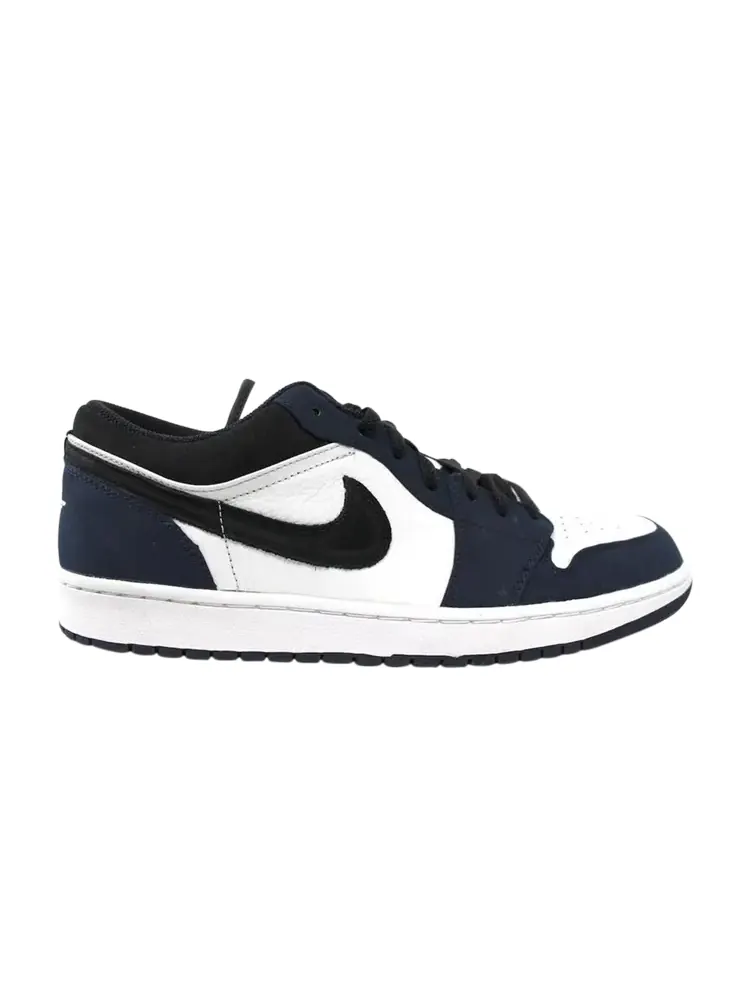 Кроссовки Air Jordan 1 Low Retro 'Navy' — изображение 1 из 1, белый