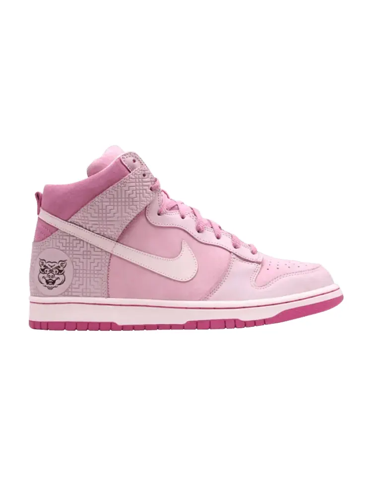 Кроссовки Nike Dunk High, Year Of The Pig — изображение 1 из 1, розовый