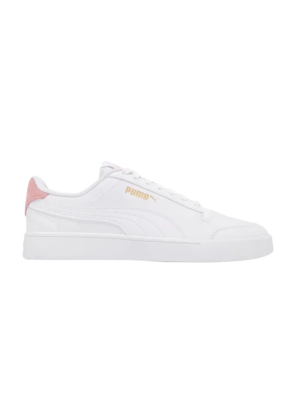 Кроссовки Shuffle Puma — изображение 1 из 1, белый/белый//золотистый