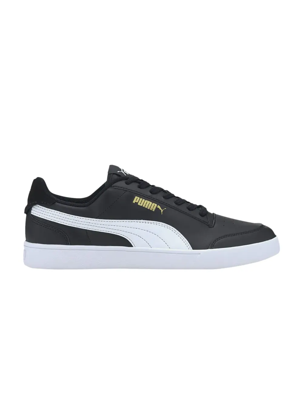 Кроссовки Shuffle Puma — изображение 1 из 1, черный/белый/золотистый