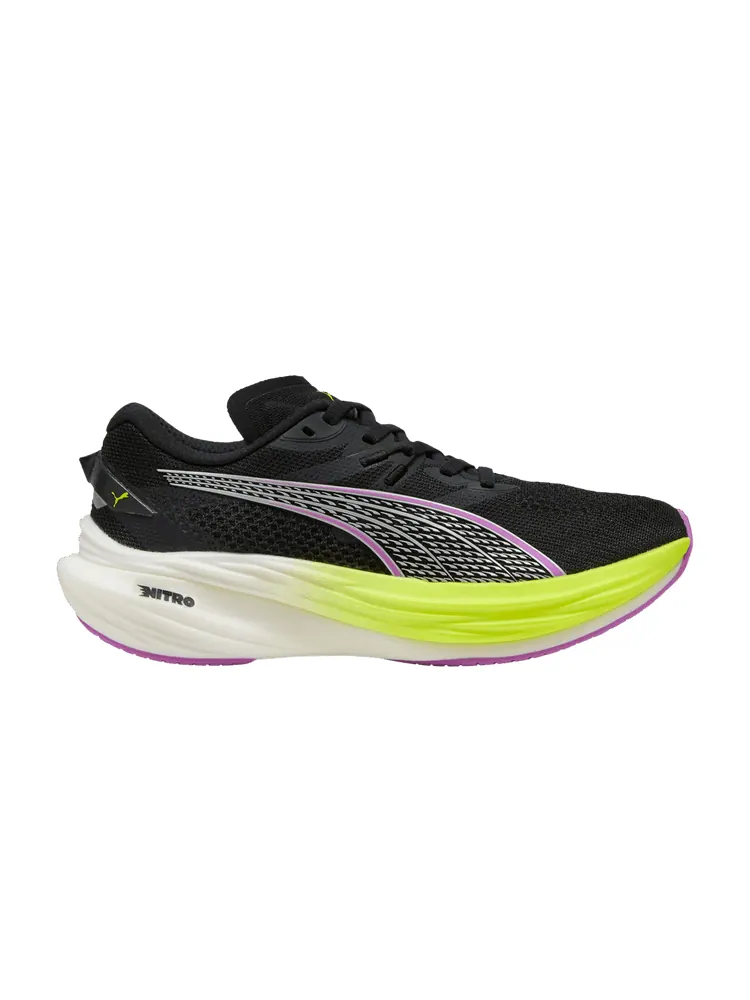 Кроссовки Puma Wmns Deviate Nitro 3 'Black Yellow Alert Magenta' — изображение 1 из 1, черный/желтый