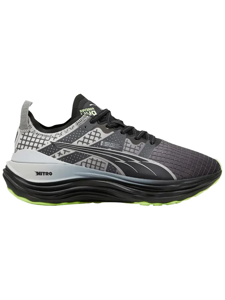 Кроссовки Puma Wmns ForeverRun Nitro 'Water Repellent - Black Fizzy Apple' — изображение 1 из 1, черный