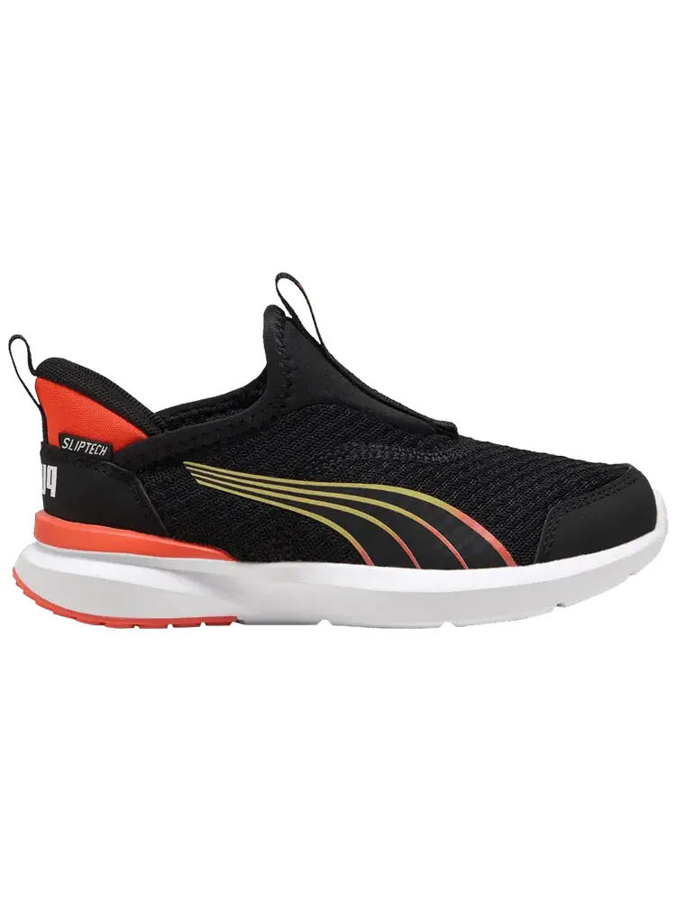 Кроссовки Puma Kruz Profoam SlipTech Little Kid 'Black Redmazing' — изображение 1 из 1, черный