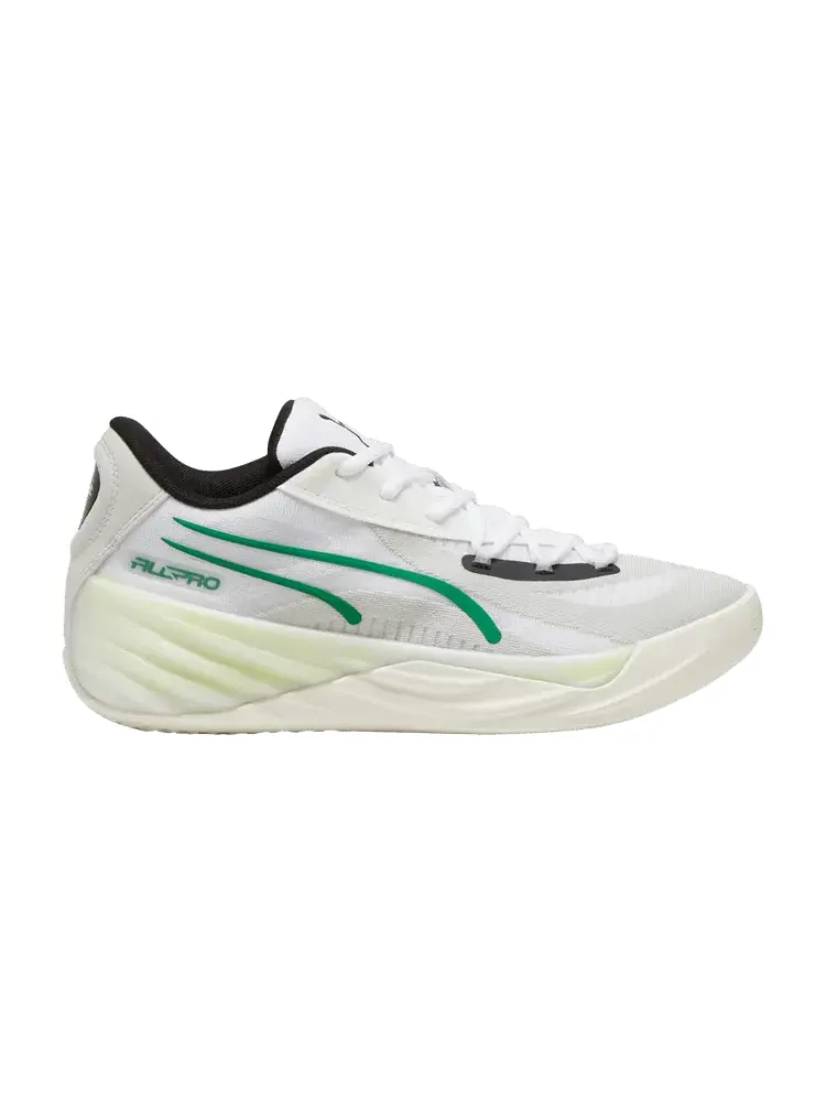 Кроссовки Puma All-Pro Nitro Warm White Archive Green — изображение 1 из 1, белый зеленый