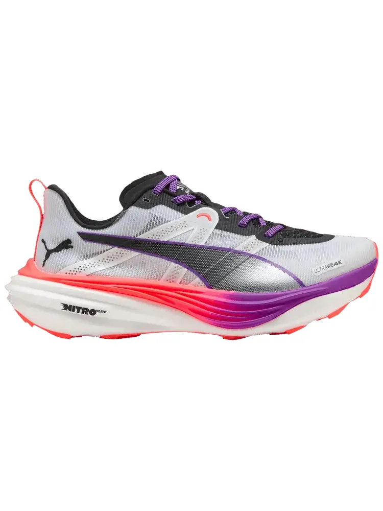 Кроссовки Puma Wmns Deviate Nitro Elite Trail 'White Glowing Red Pure Magenta' — изображение 1 из 1, белый красный