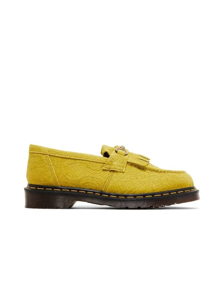 Кроссовки Dr. Martens Adrian Snaffle Repello Emboss Suede Kiltie Loafer Moss Green