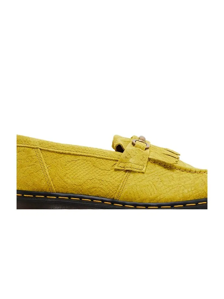 Кроссовки Dr. Martens Adrian Snaffle Repello Emboss Suede Kiltie Loafer Moss Green — изображение 2 из 6, зеленый