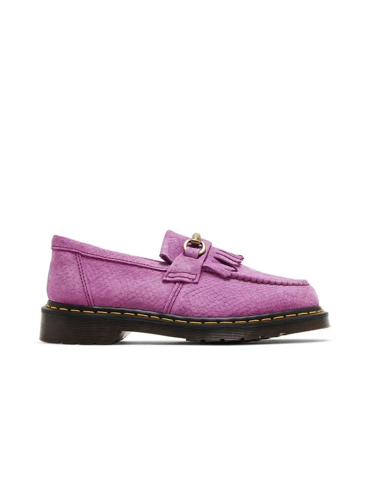 Кроссовки Dr. Martens Adrian Snaffle Repello Emboss Suede Kiltie Loafer Thrift Pink