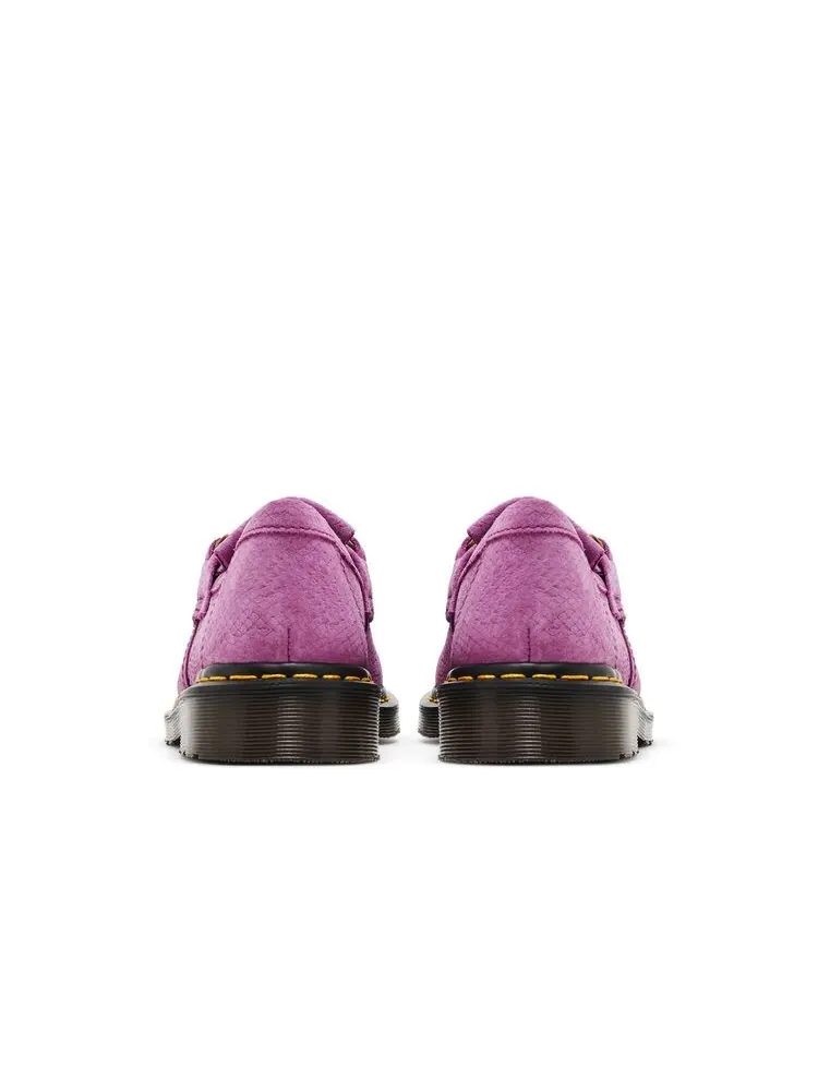 Кроссовки Dr. Martens Adrian Snaffle Repello Emboss Suede Kiltie Loafer Thrift Pink — изображение 6 из 6, розовый