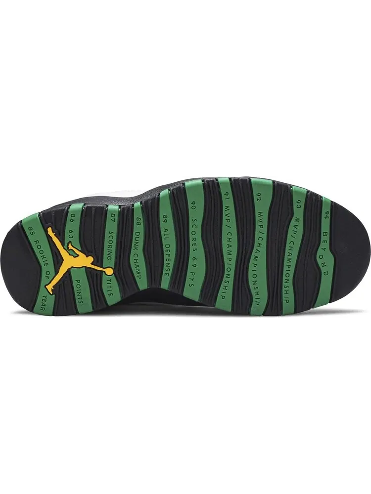 Кроссовки Air Jordan 10 Retro Seattle 2019 — изображение 4 из 8, зеленый