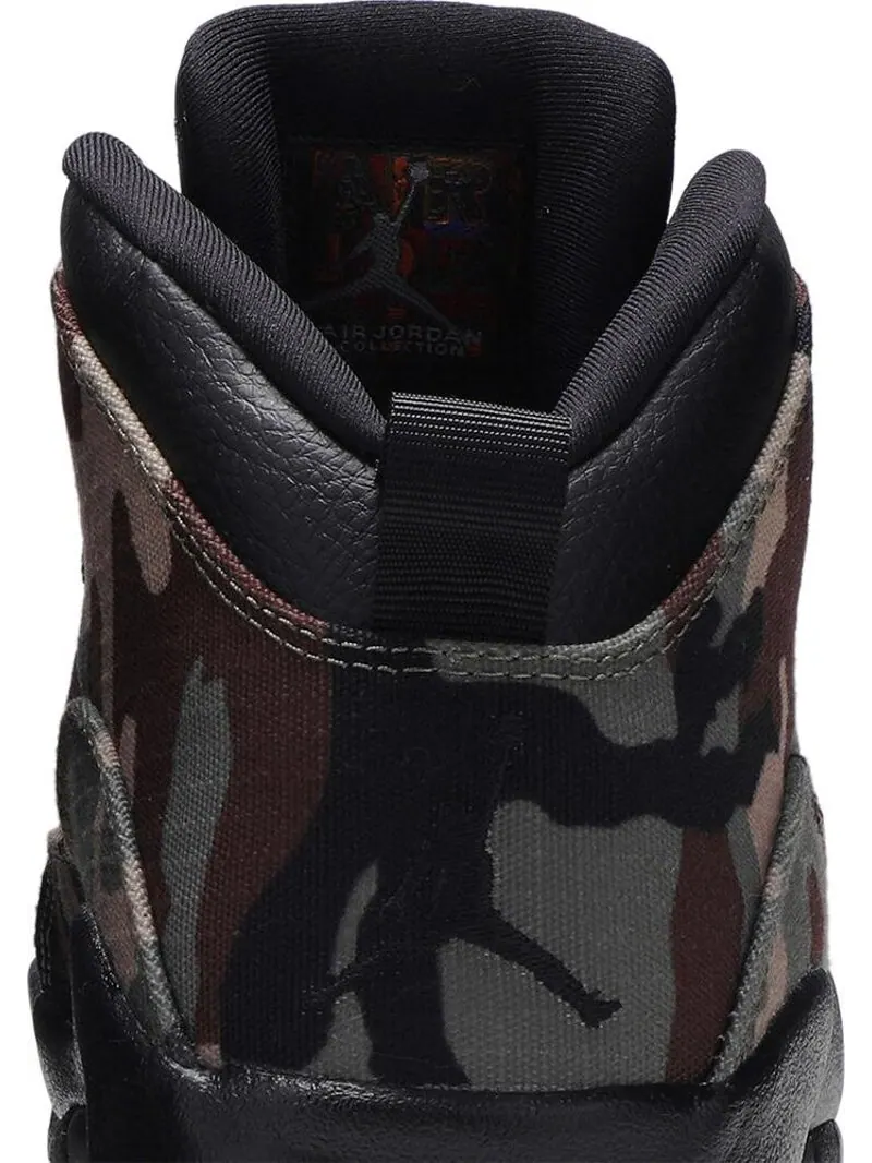 Кроссовки Air Jordan 10 Retro Woodland Camo — изображение 7 из 8, зеленый