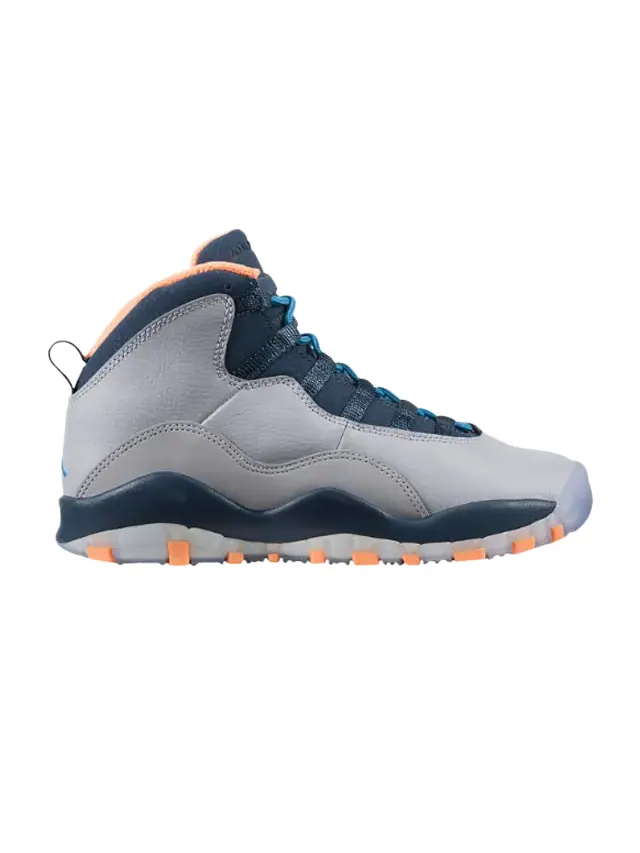 Кроссовки Air Jordan 10 Retro GS 'Bobcats' — изображение 1 из 4, серый
