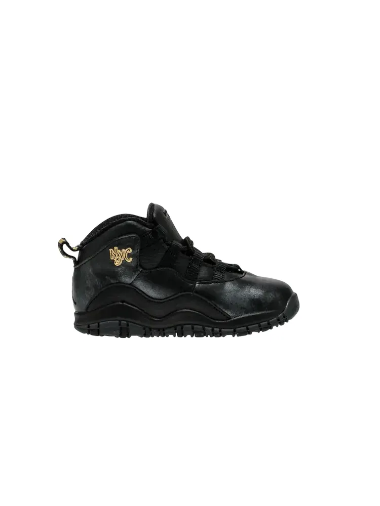 Кроссовки Air Jordan 10 Retro TD 'NYC' — изображение 1 из 4, черный