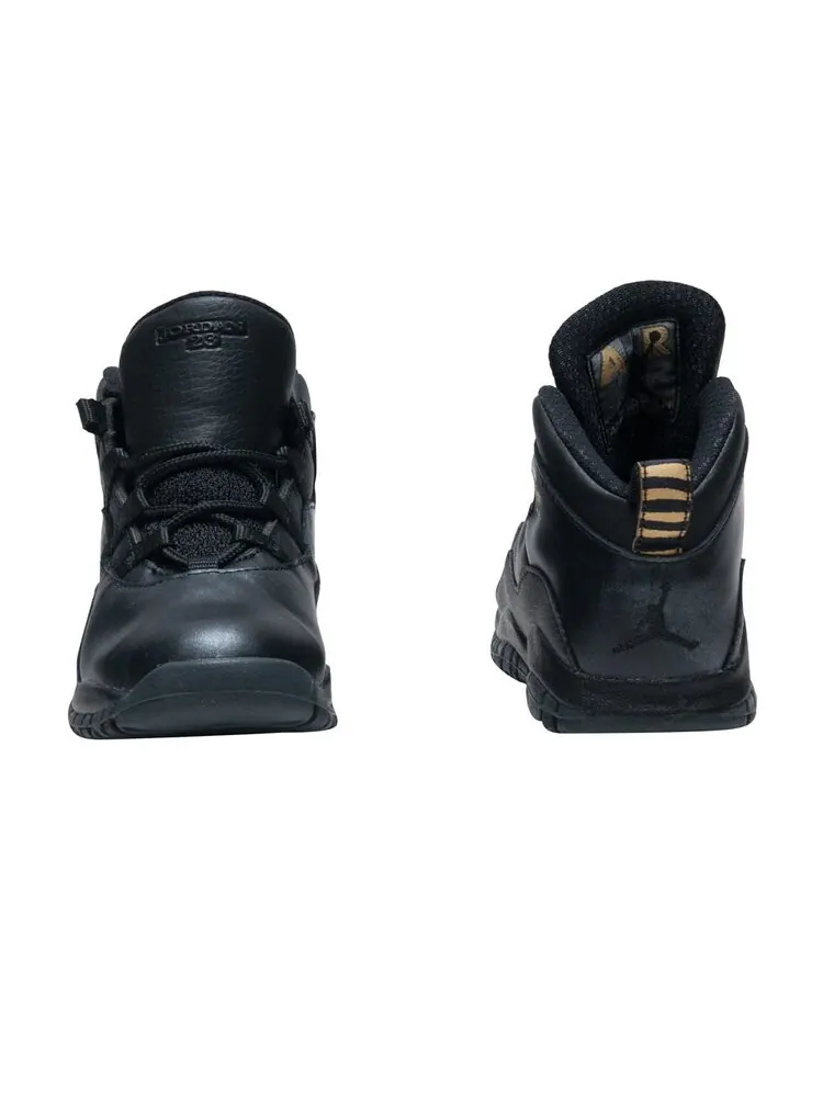 Кроссовки Air Jordan 10 Retro TD 'NYC' — изображение 4 из 4, черный