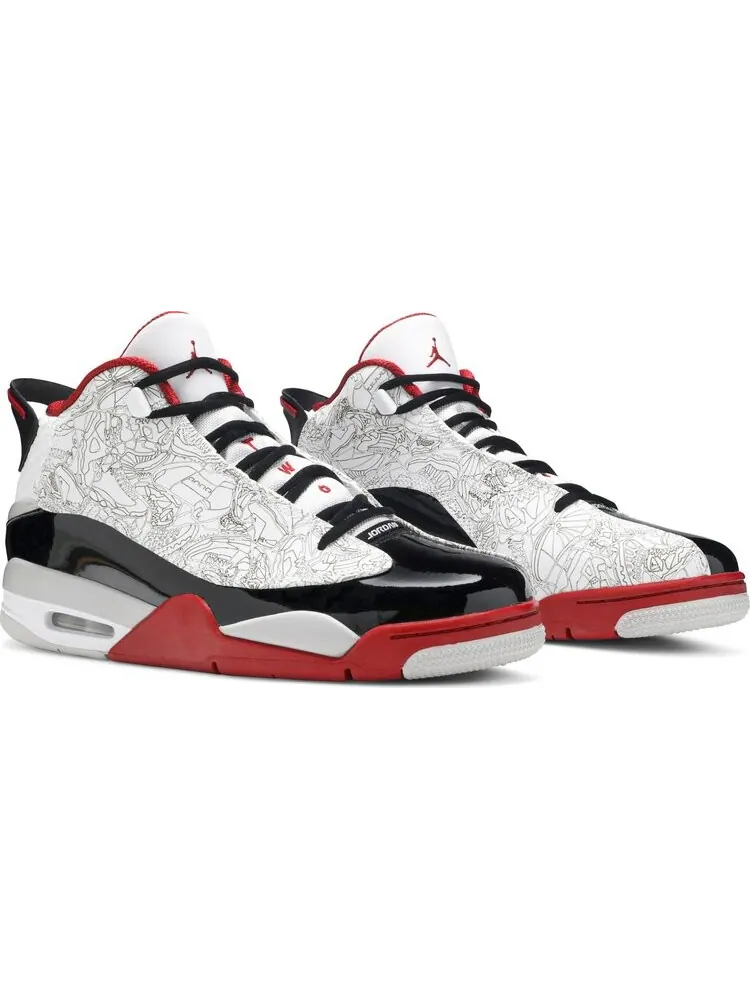 Кроссовки Jordan Dub Zero Varsity Red 2020 — изображение 8 из 8, красный