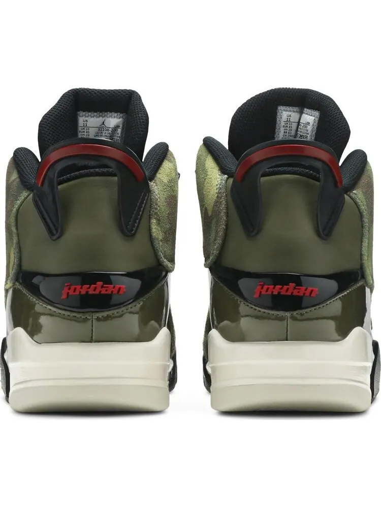 Кроссовки Jordan Dub Zero Olive Camo — изображение 6 из 8, зеленый