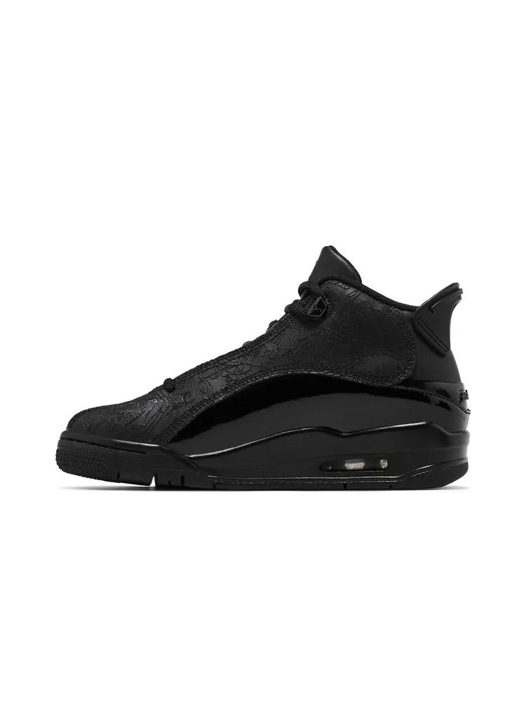 Кроссовки Air Jordan Dub Zero GS 'Triple Black' — изображение 3 из 8, черный