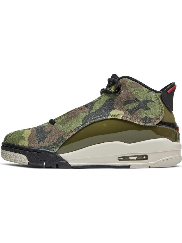 Кроссовки Jordan Dub Zero GS Olive Camo — изображение 3 из 8, зеленый